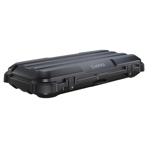 カーメイト(Carmate) inno ルーフボックス 大容量 330L 日本製 スクエア型 185x87x28cm 艶無黒 BRQ720MBK