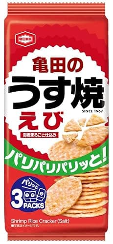 亀田製菓 亀田のうす焼えび 70g×12袋