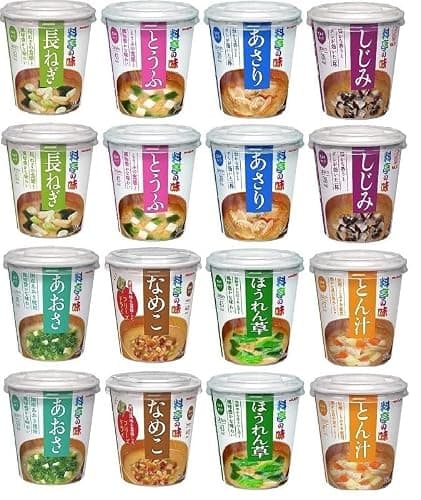 マルコメ カップ みそ汁 料亭の味 【 限定 全16食 】 8種×各2個 食べ比べ アソート セット 味噌汁 16個