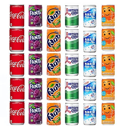 炭酸 飲料 ミニ 缶 160ml アソート セット 6種 F 計30本