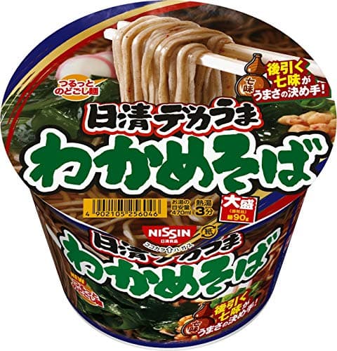 日清食品 デカうま わかめそば 106g ×12個