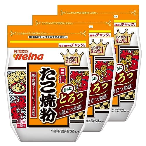 日清製粉ウェルナ たこ焼粉 500g×3袋