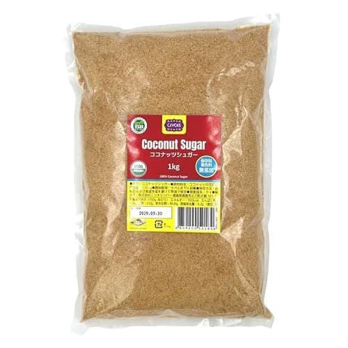 ココナッツシュガー 【大容量1kg】 無添加 無農薬 無漂白 低GI食品 『米国農務省認証』 タイ産 （1袋）