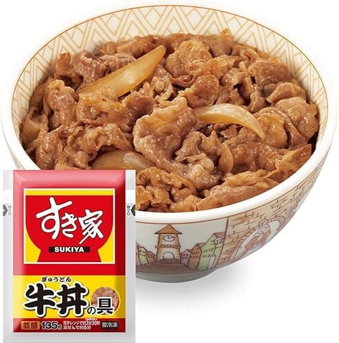 すき家 牛丼の具 135g×32パック【どんぶり/おかず】 (冷凍食品 レンジか湯せんで簡単調理)