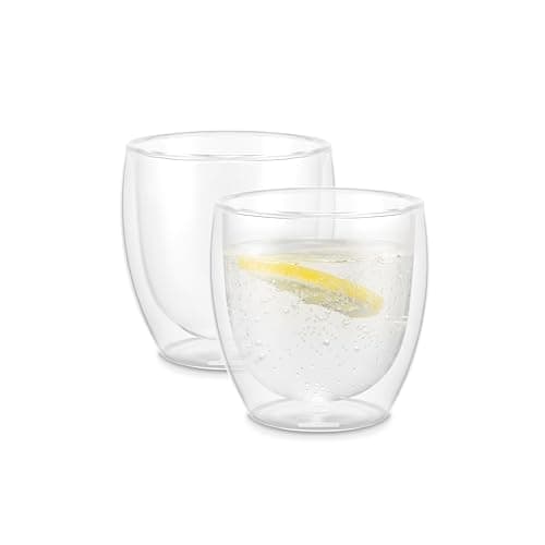 BODUM ボダム グラス コップ タンブラー PAVINA パヴィーナ ダブルウォールグラス 250ml 2個セット 保温保冷性 二重構造 耐熱ガラス 電子レンジ可 オーブン可 食洗器可 冷凍庫可 【正規品】 4558-10