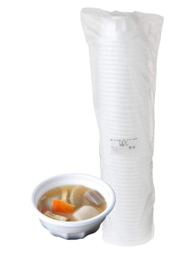 ストリックスデザイン 使い捨て容器 発泡 どんぶり 日本製 小 業務用 50枚 300ml 発泡スチロール 丼 イベント 屋台 テイクアウト容器 軽い 軽量 SD-206