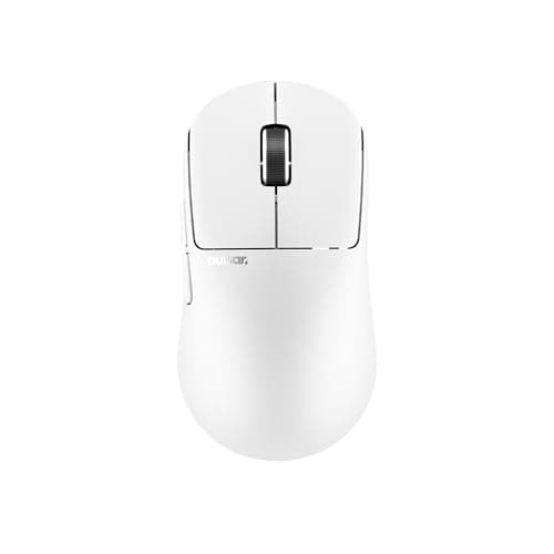 Pulsar Gaming Gears CrazyLight Series ワイヤレス ゲーミングマウス 超軽量 43グラム 1ms 32000 DPI Optical swhich XS-1 Flagship Sensor 国内正規品(X2N CrazyLight, Medium, Uyuni White)