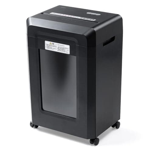 サンワダイレクト シュレッダー 業務用 A3対応 大容量30L 静音 細断枚数13枚 クロスカット 30分連続細断 電動 400-PSD073BK