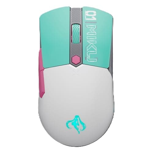 TUF Gaming x 初音ミクエディション/ASUSゲーミングマウス/ASUS TUF Gaming Mini Wireless Mouse Hatsune Miku Edition / 軽量65グラム / 両利き対応 / 12,000dpiセンサー / 1億回クリック寿命 / 有線USB / 低遅延2.4 GHz RF/Bluetooth/PTFEマウスソール