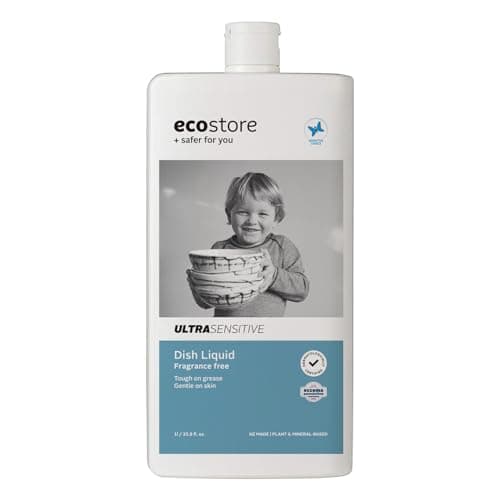 ecostore(エコストア) ディッシュウォッシュリキッド 【無香料】 1L 食器用洗剤 食器 洗剤 ウルトラセンシティブ 植物由来 肌にやさしい