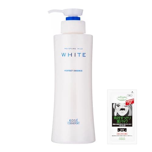 【医薬部外品】 モイスチュアマイルド ホワイト KOSEパーフェクトエッセンス オールインワン 230ml + + 鼻用角栓パック1枚おまけ付