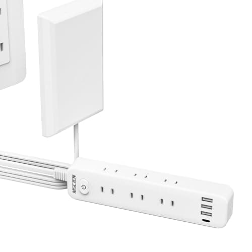 Mscienエムサイン コンセントカバー 延長コード2m 電源タップ 赤ちゃん ベビーガード コンセント隠し 9個口3個usb-a1個usb-c たこあしコンセント 見せないコンセント 壁掛けテーブルタップ 分岐タコ足配線 子供 コンセントガード おしゃれ