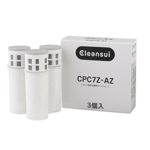 クリンスイ カートリッジ 浄水器 ポット型 交換用 3個入 PFOS/PFOA除去試験済【オンライン限定 メーカー純正品 日本製】CPC7Z-AZ