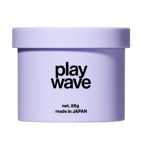 LIPPS (リップス) プレイウェーブワックス 85g パーマ用 ヘアワックス クリーム メンズ くせ毛 スタイリング 美容室 サロン アップルグリーンの香り