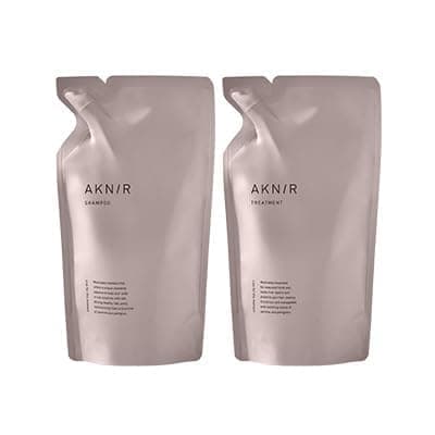 AKNIR アクニー 【詰め替えセット】薬用ヘアシャンプー トリートメント セット ローズウッドの香り 各300g モデル梨花プロデュース