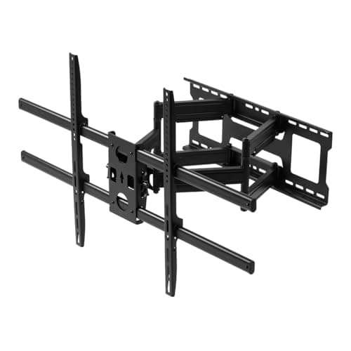 サンワダイレクト テレビ壁掛け金具 55~100インチ対応 角度&前後&左右調整 VESA1000×600まで 耐荷重100kg 100-PLW001