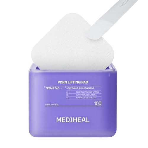 MEDIHEAL OFFICIAL(メディヒール) スクエアトナーパッド 100枚入り Square Facial Toner Pads 100P ふき取りパッド スキンケア 部分パック 拭き取り化粧水 韓国 コスメ ((NEW)PDRN)