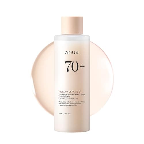 ANUA(アヌア)ライス70グロウミルキートナー 250ml 化粧水 水分保湿 肌のトーンケア ツヤ肌 しっとり化粧水 乾燥肌 混合肌 rice milky toner スキンケア【公式・正規品】