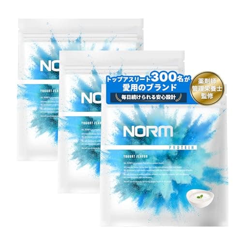 NORM ノーム ホエイ プロテイン 人工甘味料不使用 ヨーグルト 3kg 300名以上のトップアスリート愛用 WPC WHEY PROTEIN ホエイプロテイン 国内製造