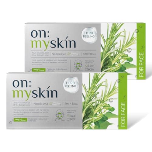 【公式】on:myskin ハーブピーリング for face 2箱セット│自宅でハーブピーリング マイクロニードル 毛穴 サロン級美容 韓国化粧品研究機関共同開発 オンマイスキン