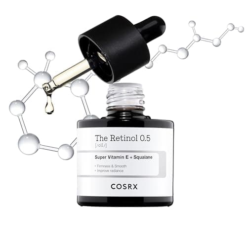 【高濃度0.5%】COSRX 純粋レチノール0.5美容液20ml レチノールクリーム ピュアレチノール ハリ ツヤ 弾力 敏感肌 ビタミンE アラントイン ヒアルロン酸 パンテノール 人体適用テスト済み コスアールエックス 韓国スキンケア 韓国化粧品 Pure Retinol Serum