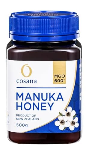 Cosana コサナ マヌカハニー MGO600+ 500g 正規品 ニュージーランド産 非加熱 無添加 はちみつ 蜂蜜 BRCGS AA+認証工場製造