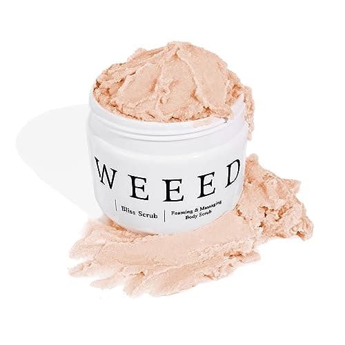 WEEED ウィード ブリススクラブ ラベンダー&バニラの香り 薬用 日本製 ボディスクラブ ソルト 殺菌 ニキビ予防 保湿 ボディーソープ ボディケア ボディウォッシュ 360g (単品)