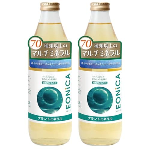 EONiCA プラントミネラル 1000mL【2本セット】 液体マルチミネラル 希釈用 植物性ミネラル フルボ酸 ヒューミックシェール由来