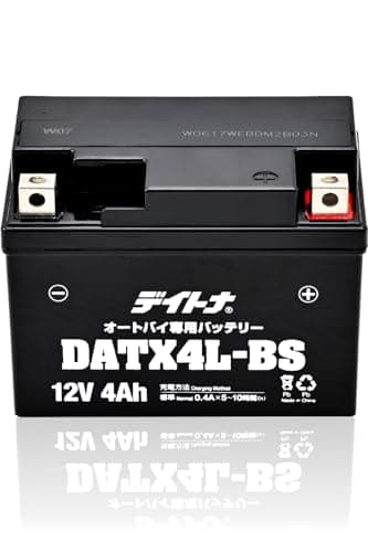 デイトナ(Daytona) YTX4L-BS互換品 バイク用 バッテリー スーパーカブ 110 クロスカブ など適合 12V 密閉型 ゲルタイプ メンテナンスフリー 液入り充電済み DATX4L-BS