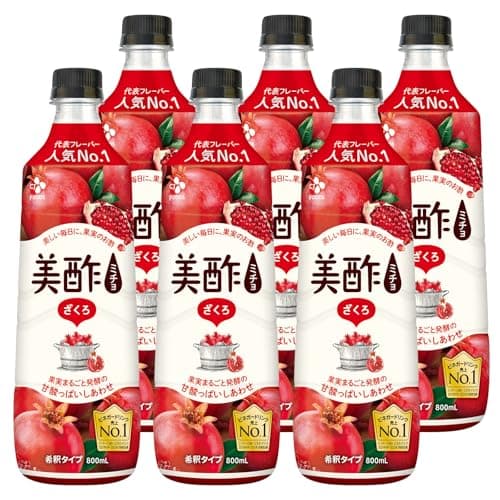 公式 美酢 (ミチョ) 希釈タイプ ざくろ味 800ml 6本セット みちょ お酢 ビネガードリンク