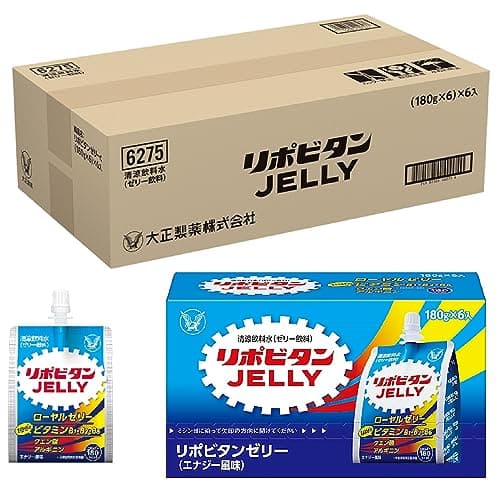 リポビタンゼリーc 180g×36個 大正製薬 エナジー風味 栄養摂取 ビタミンB群 マルトデキストリン アルギニン ローヤルゼリー クエン酸 180kcal 熱中症対策にも